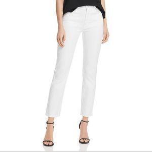 MOTHER The Mid Rise Dazzler Ankle Jeans in Glass Slipper